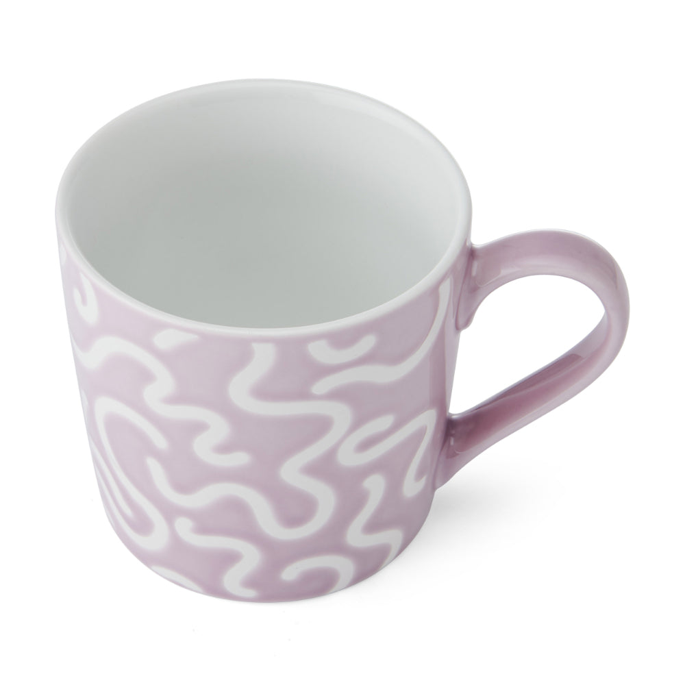 Mikasa Textured Purple Swirl Mug 360ml