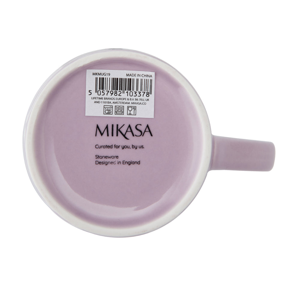Mikasa Textured Purple Swirl Mug 360ml