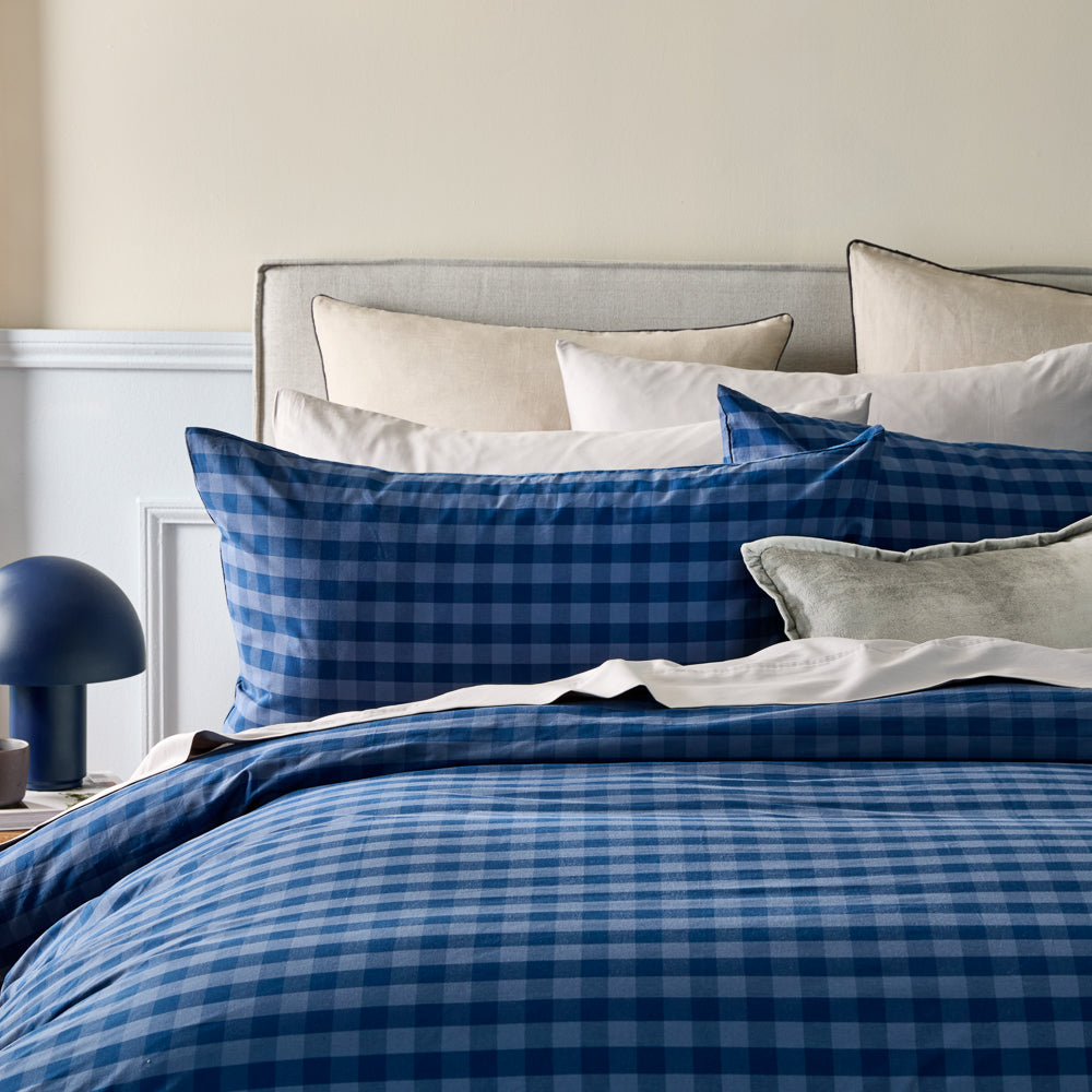 MyHouse Morris Check Quilt Cover Set