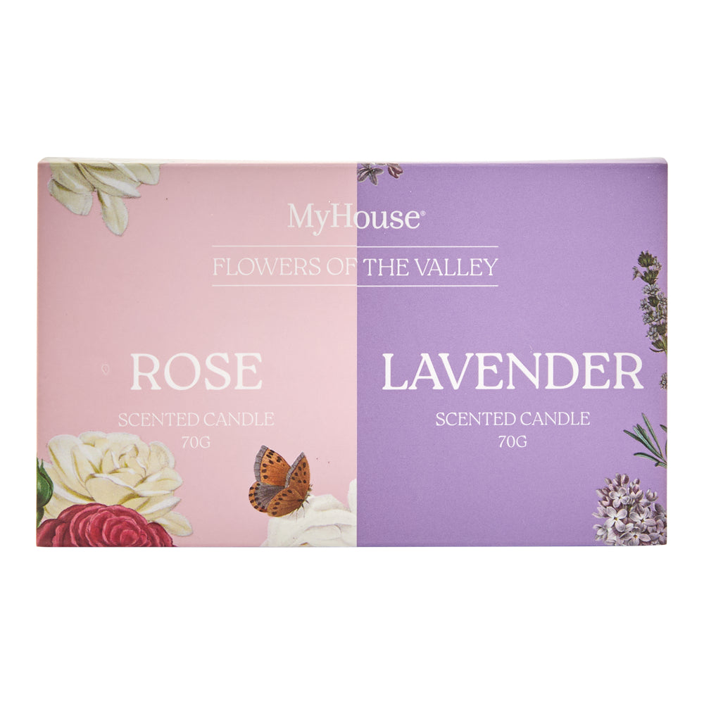 MyHouse Flowers of the Valley Candle Set