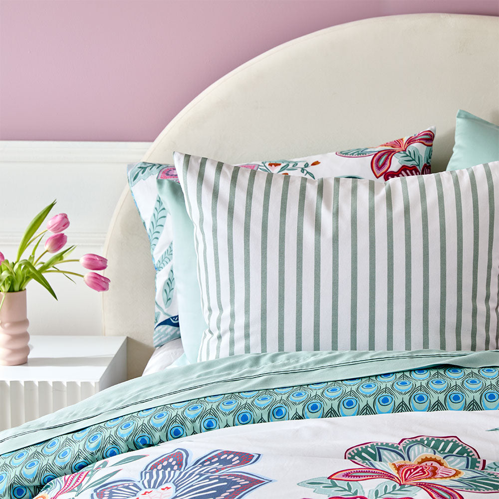 Adorn Living Stripe European Pillowcase