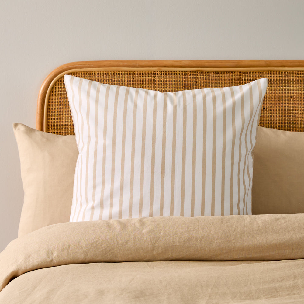 Adorn Living Stripe European Pillowcase