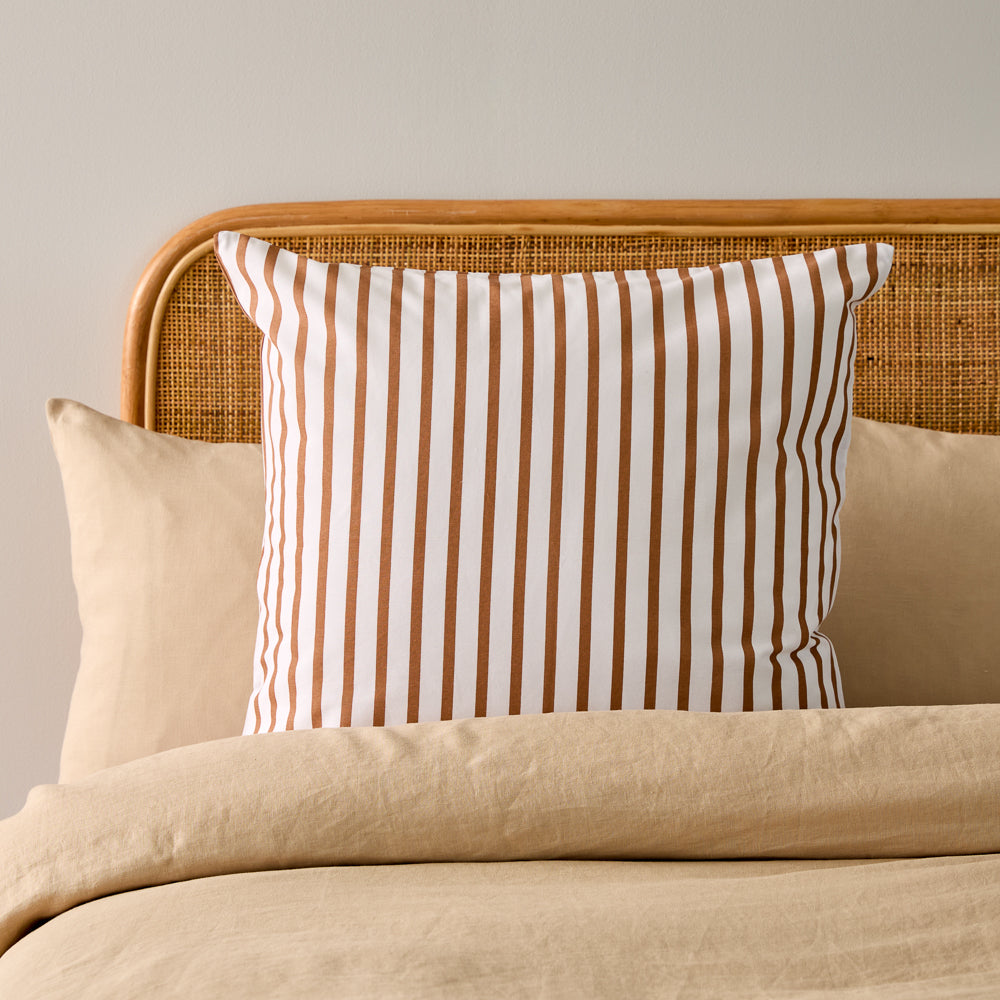 Adorn Living Stripe European Pillowcase