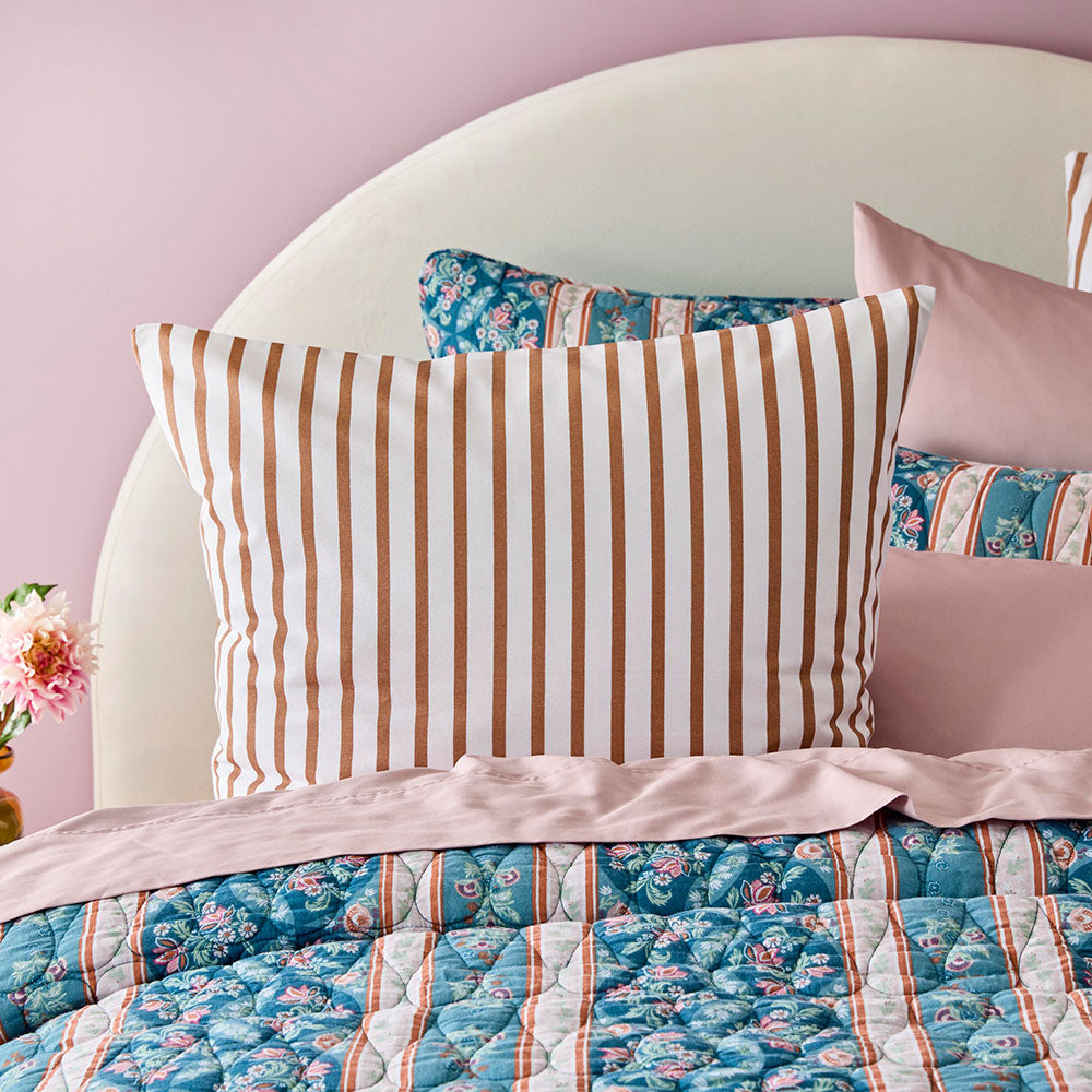 Adorn Living Stripe European Pillowcase