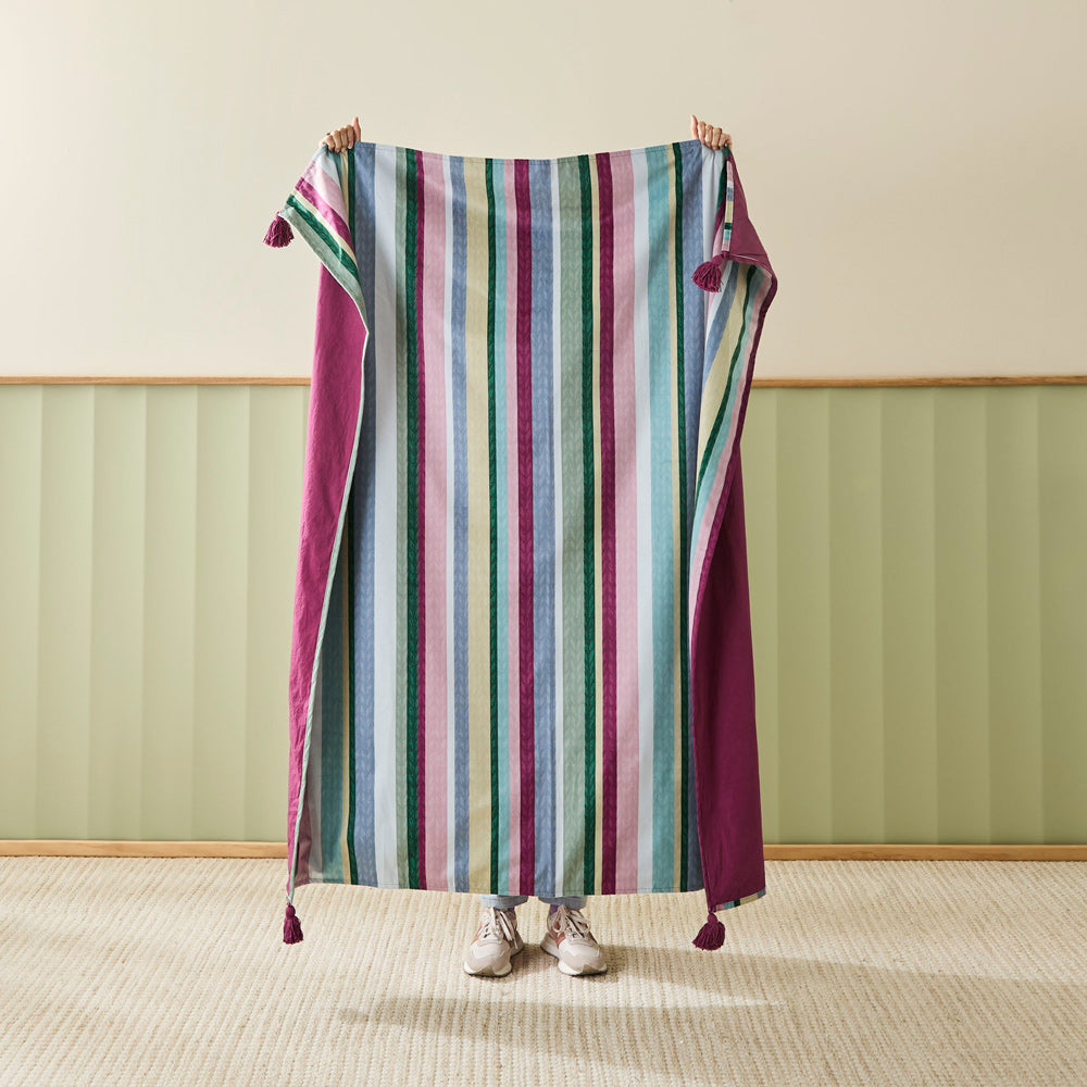 MyHouse Stripe Velvet Throw