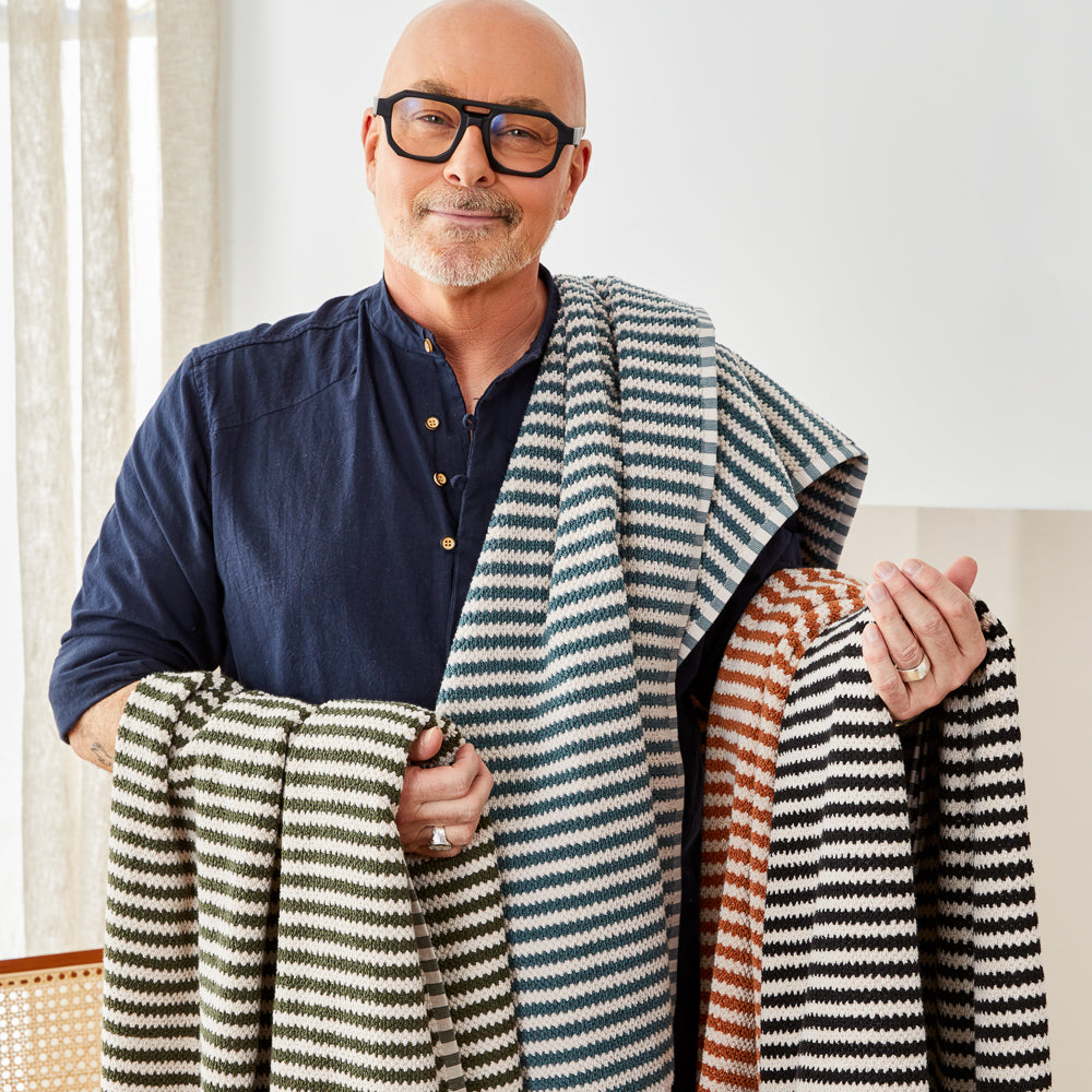 Neale Whitaker Textured Bath Towel Collection
