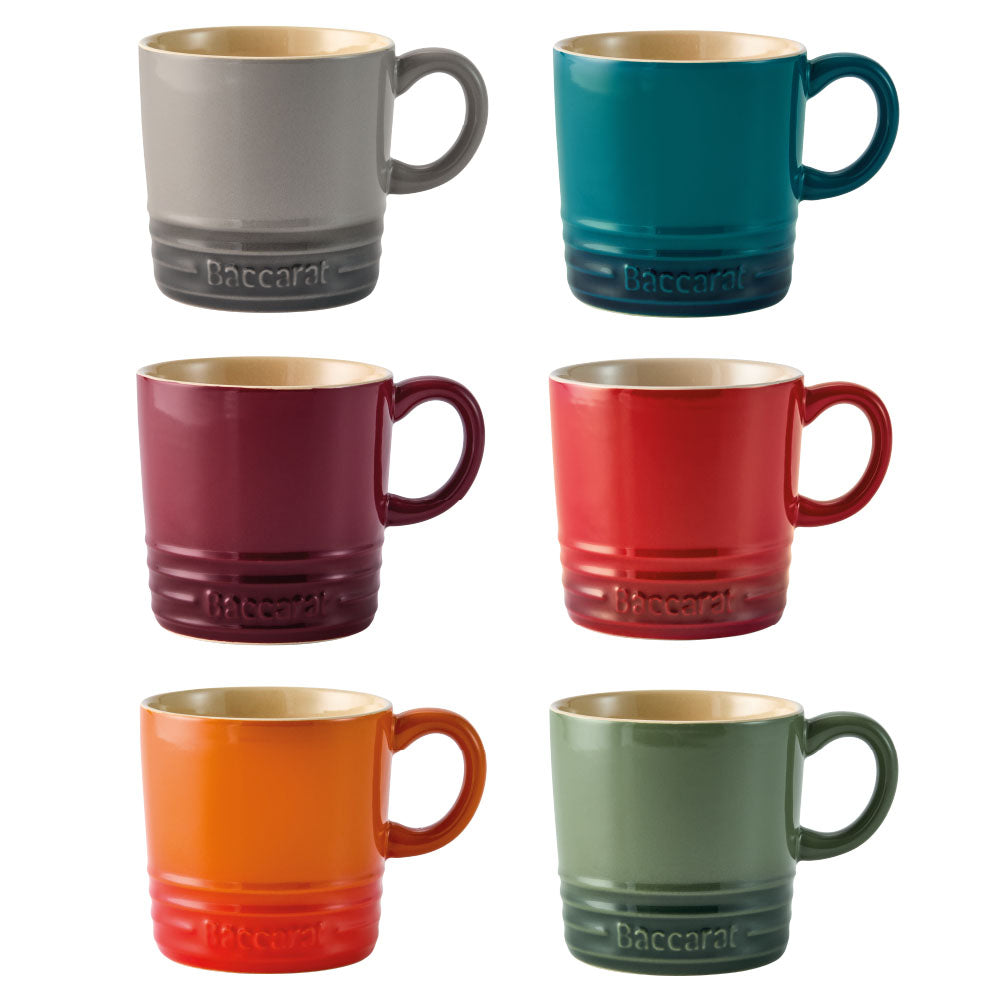 Baccarat Le Connoisseur Set of 6 Stoneware Mugs 350ml - Limited Edition at MyHouse