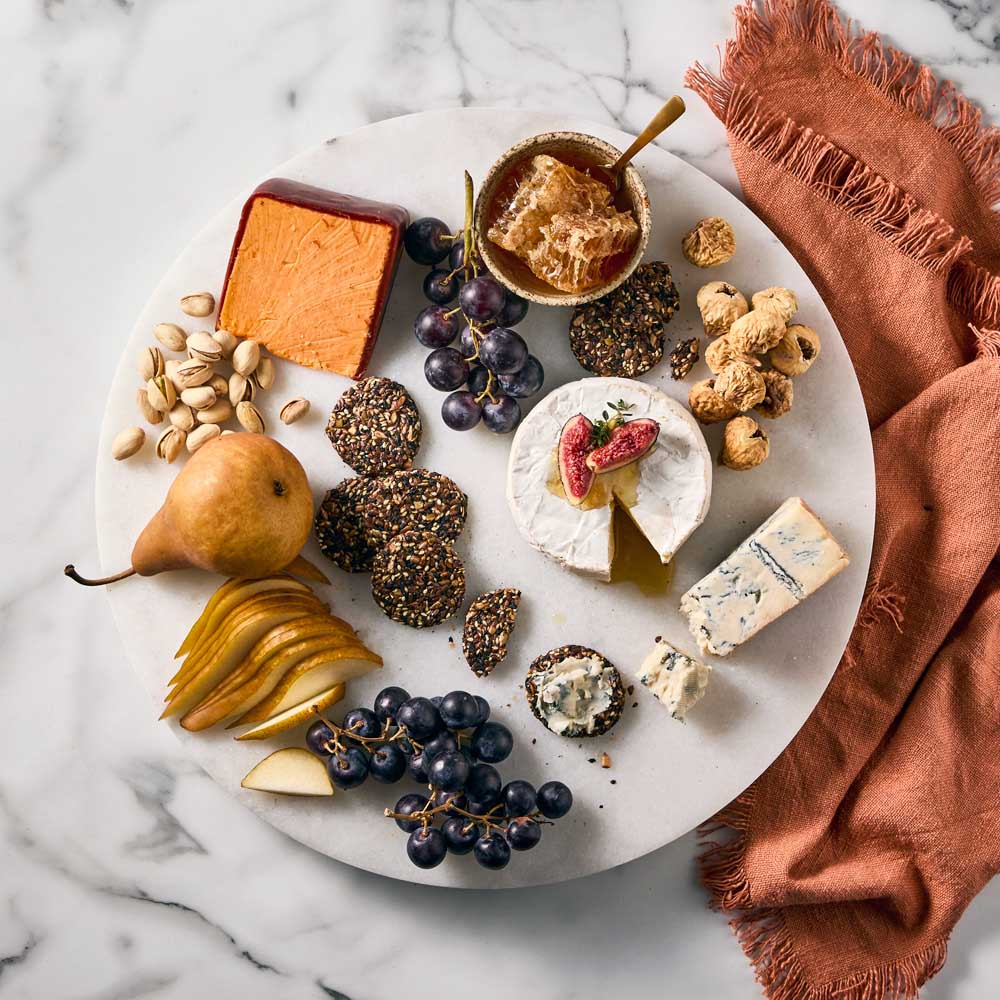40cm Marble Lazy Susan with charcuterie - MyHouse