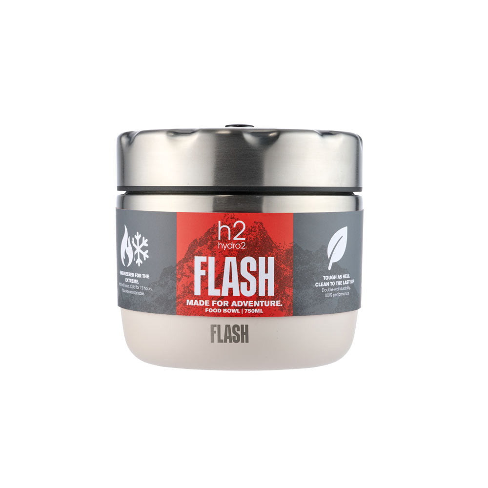 h2 hydro2 FLASH Reusable Food Bowl 750ml Dove cream