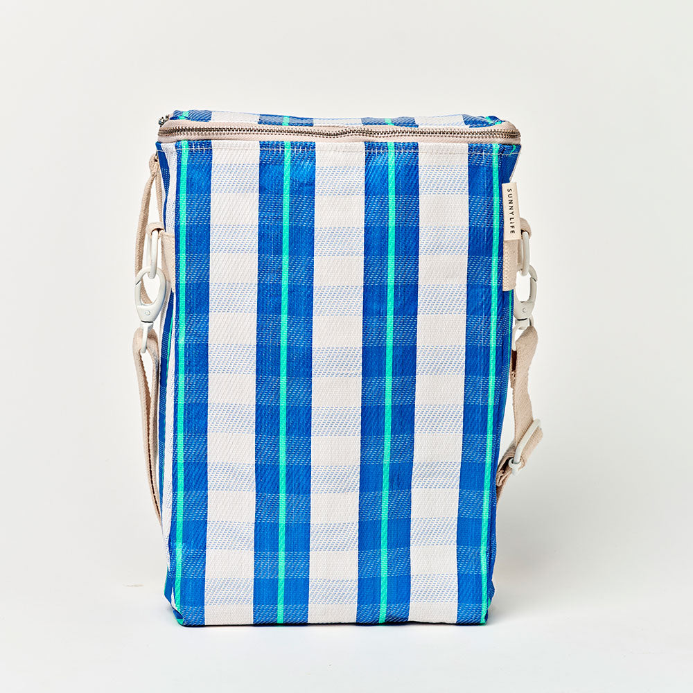 SUNNYLiFE Drinks Cooler Bag La Mer Blue Neon