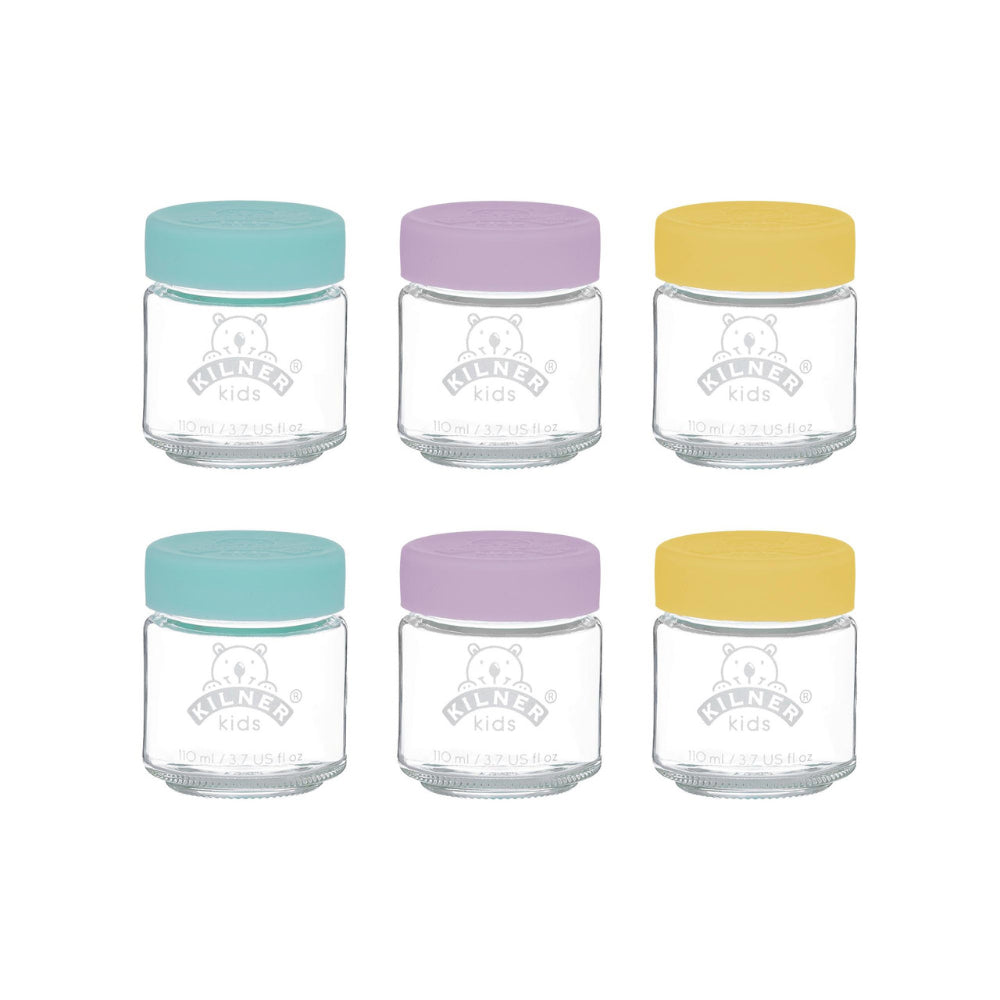 Kilner Kids Set Of 6 Jars 110ml