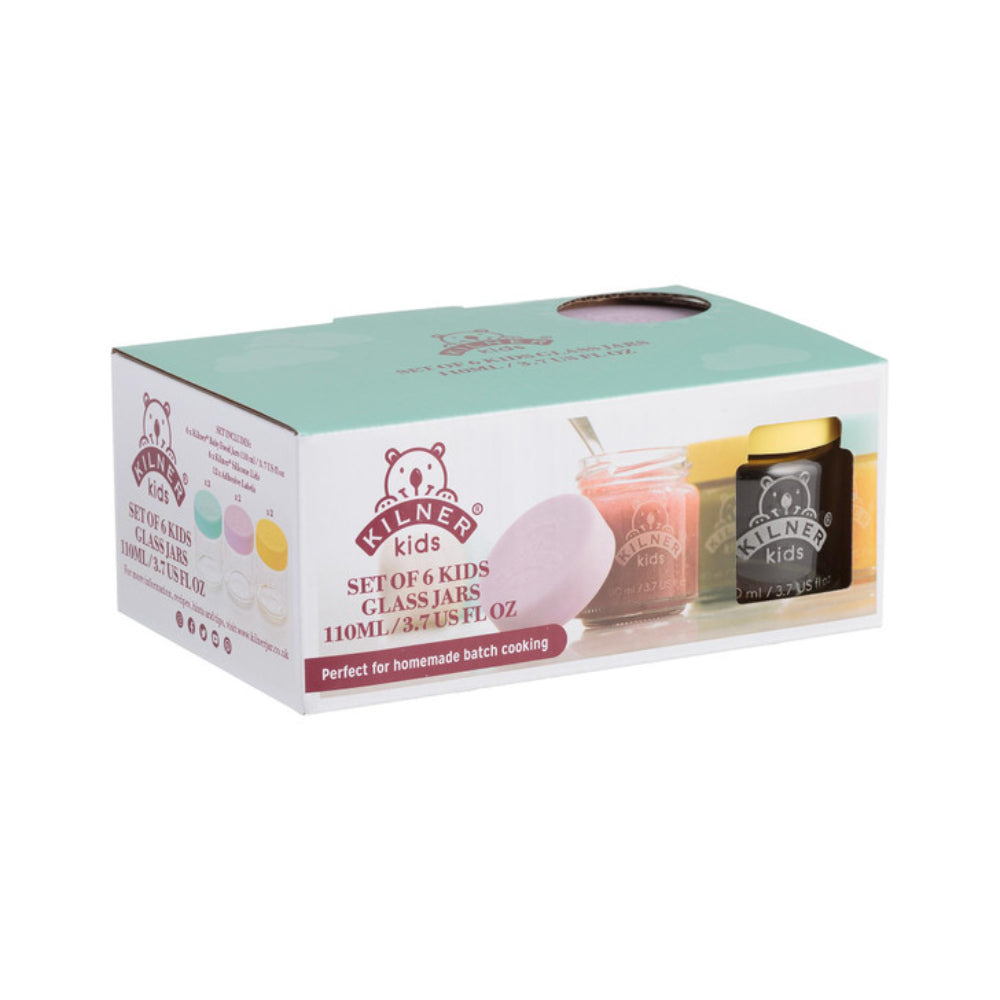 Kilner Kids Set Of 6 Jars 110ml