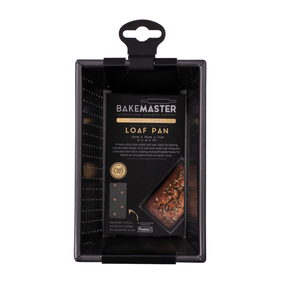 Bakemaster Perfect Crust Box Sided Loaf Pan 15x10cm