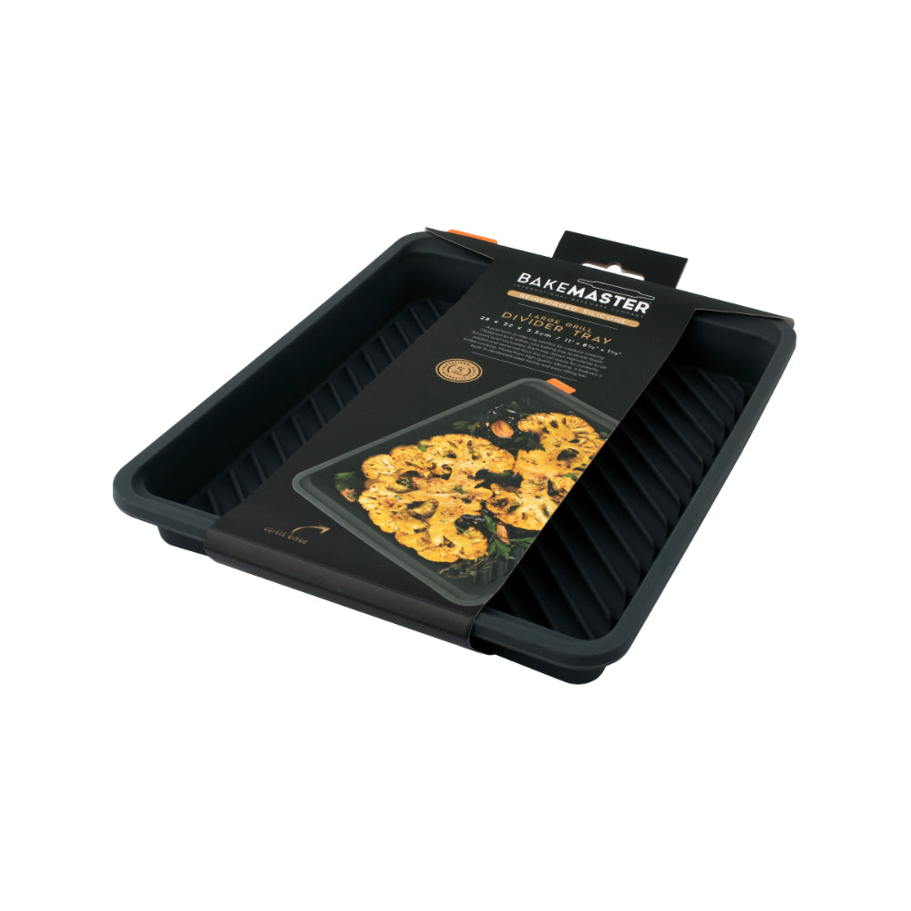 Bakemaster Large Grill Divider Tray 28x22x35cm