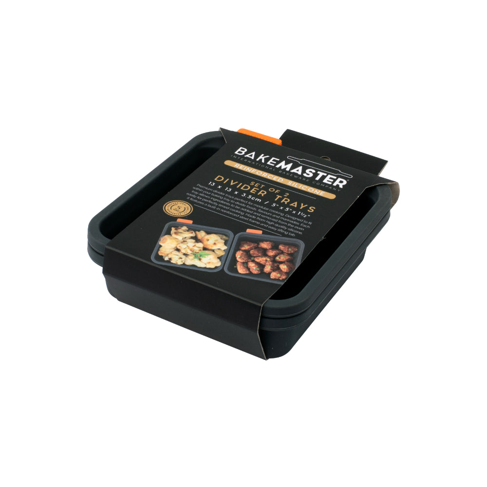 Bakemaster Set of 2 Divider Trays 13x35cm