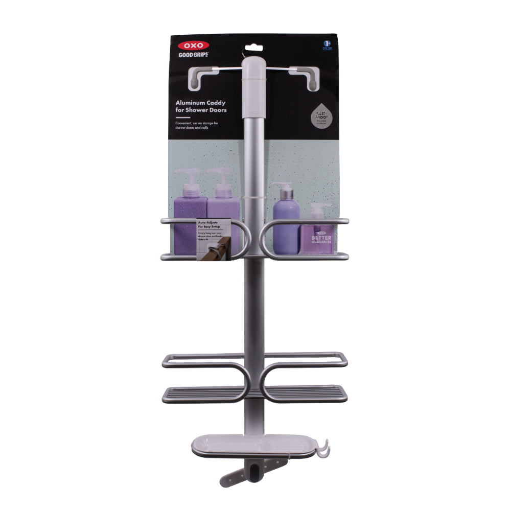 OXO Aluminium Shower Door Caddy