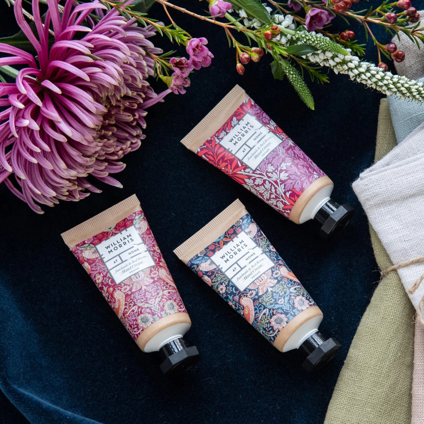 William Morris At Home Strawberry Thief Hand Cream Set