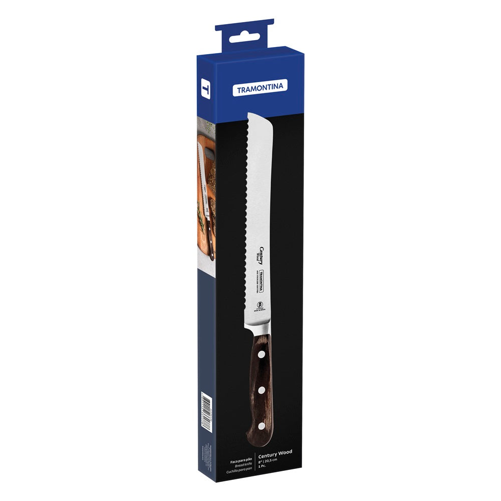 Tramontina Century Wood Forged Bread Knife 8 Inch - MyHouse