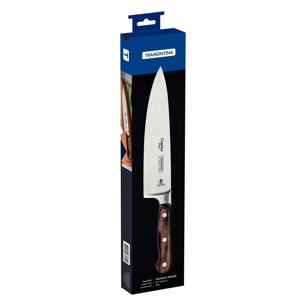 Tramontina Century Wood Forged Chefs Knife 8 Inch - MyHouse