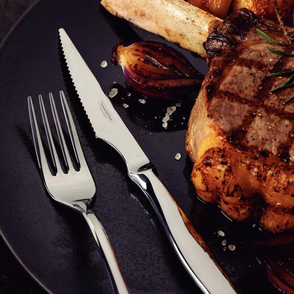 Tramontina Churrasco 12 Piece Steak Set Stainless Steel