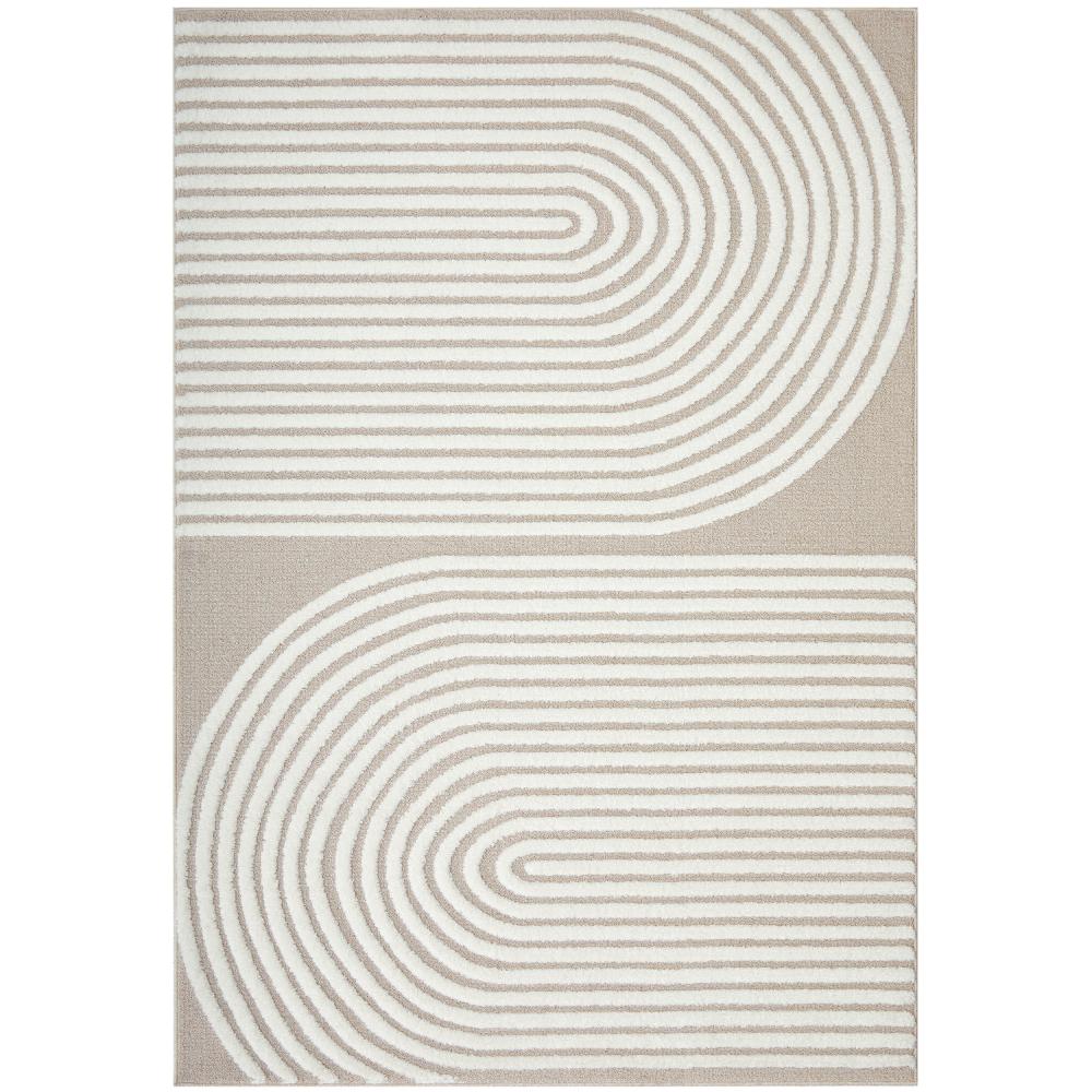 Rug Culture Lotus Abbey Rug in Mixed Beige and White at MyHouse. Rug with arch detail.