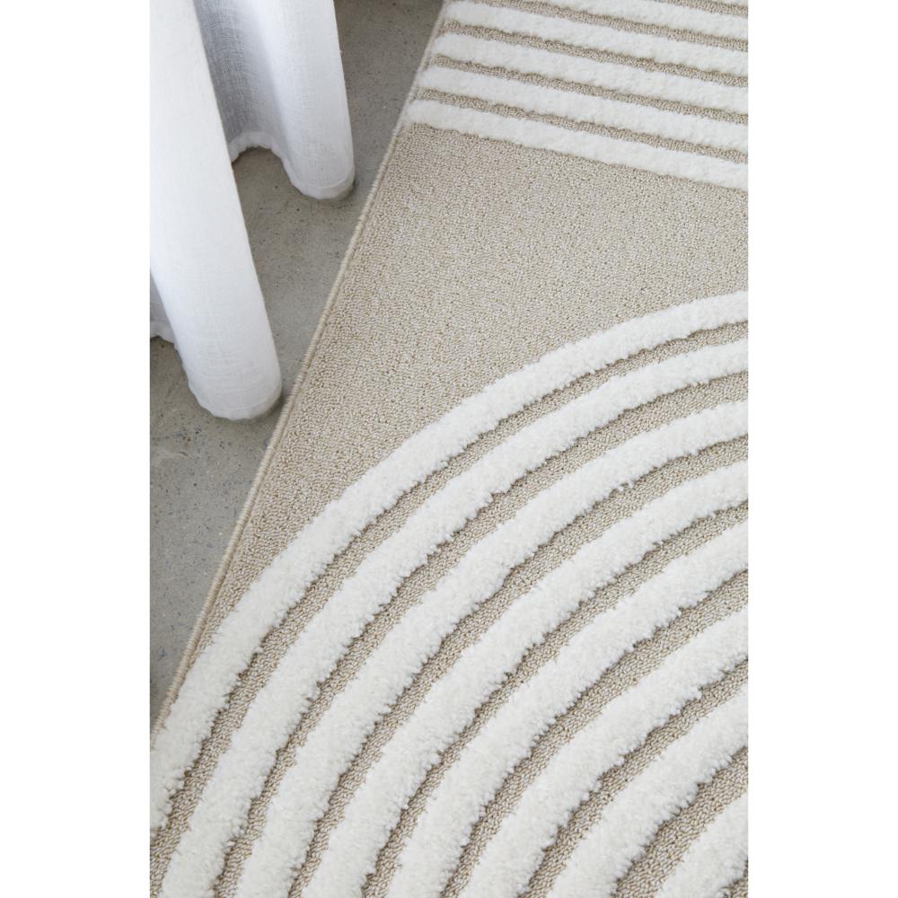 Rug Culture Lotus Abbey Rug in Mixed Beige and White at MyHouse. Rug with arch detail.