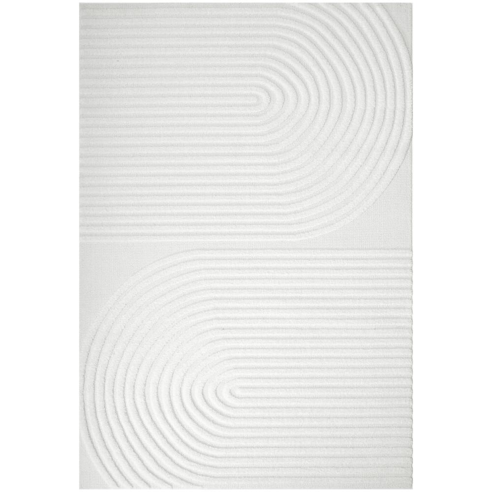 Rug Culture Lotus Abbey Rug in White at MyHouse. Rug with arch detail.
