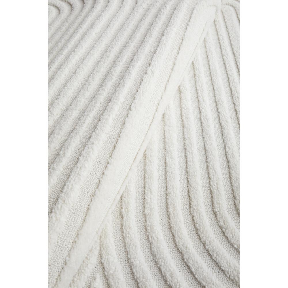 Rug Culture Lotus Carl Rug in white at MyHouse. Rug with oval detail.
