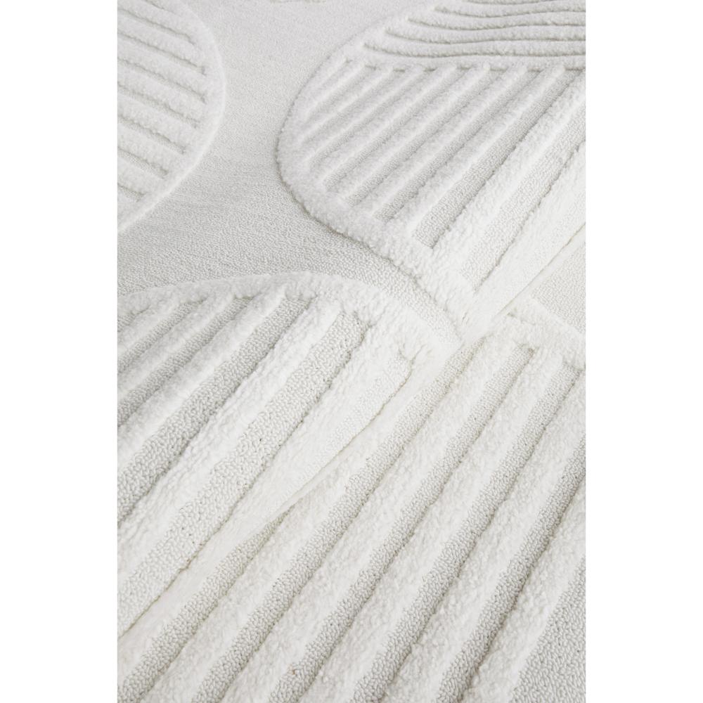 Rug Culture Lotus Leo Rug in White detail shot at MyHouse