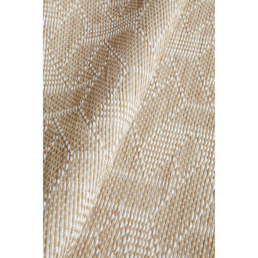 Natural Brown weave look hallway floor runner rug detail image - MyHouse