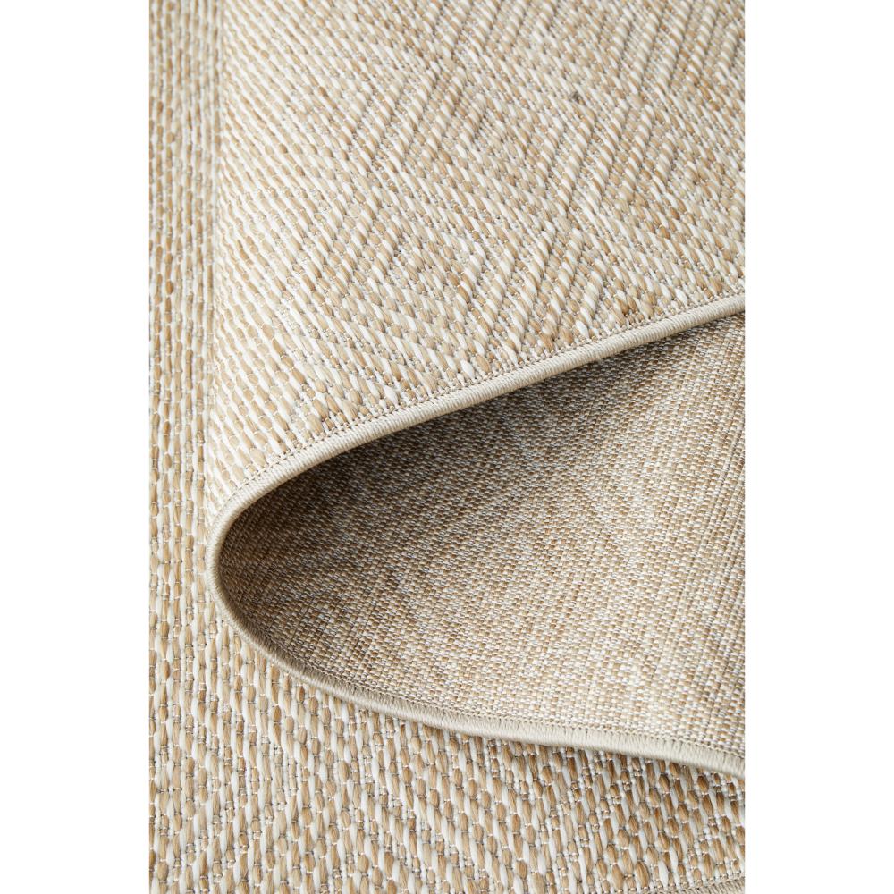 Beige brown diamond design indoor outdoor rug detail image - MyHouse