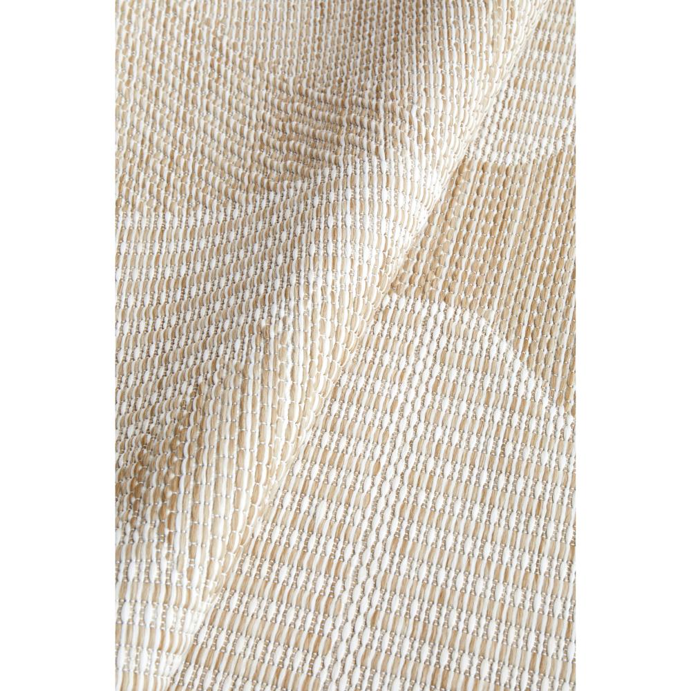 Indoor/outdoor natural brown beige geometric rug detail image - MyHouse