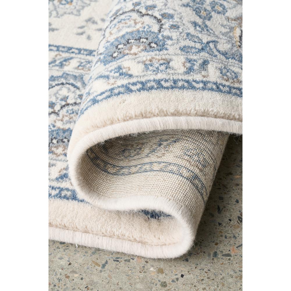 blue and white floral traditional rug detail image - MyHouse