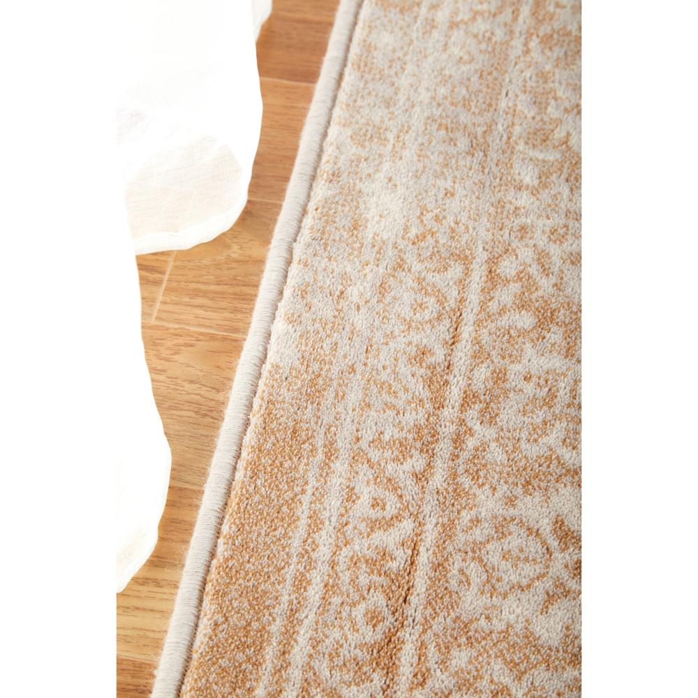 washed look Beige Wool Rug detail image - MyHouse