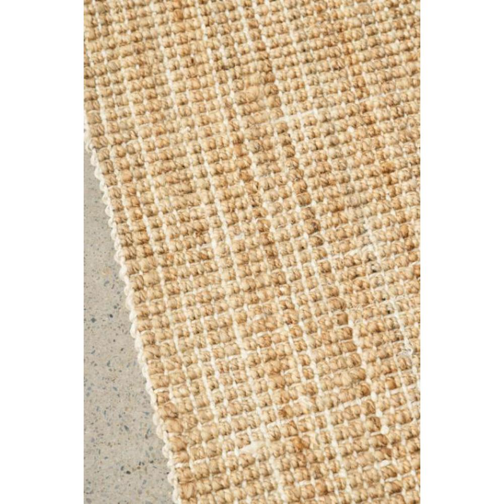 natural brown jute hampton floor runner detail image - MyHouse