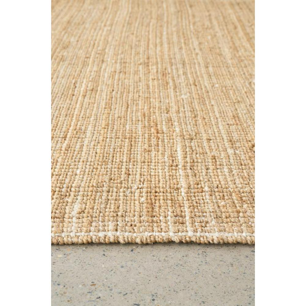 natural brown jute hampton floor runner detail image - MyHouse