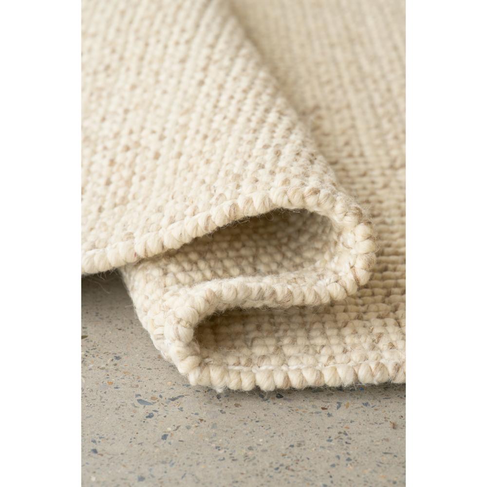 cream Hamptons style jute wool rug detail image - MyHouse