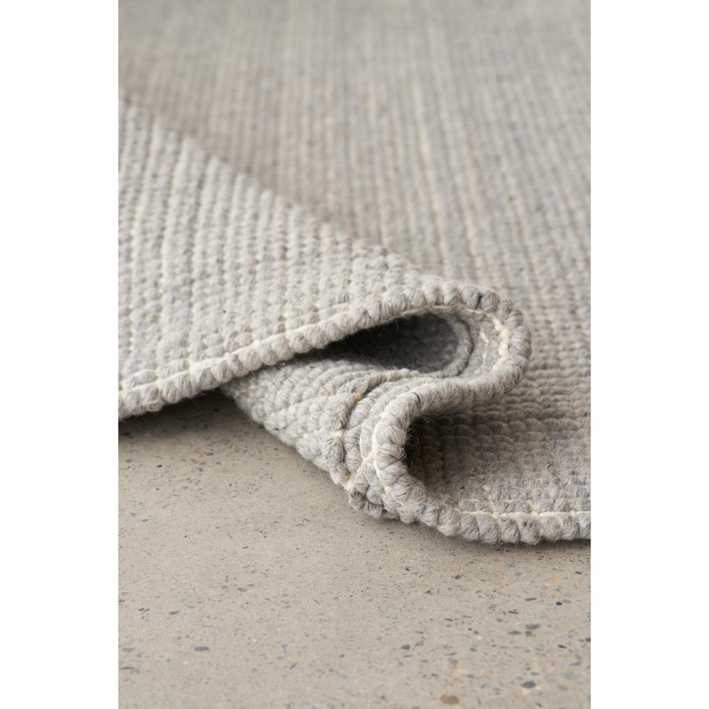 grey Hamptons style jute wool rug detail image - MyHouse