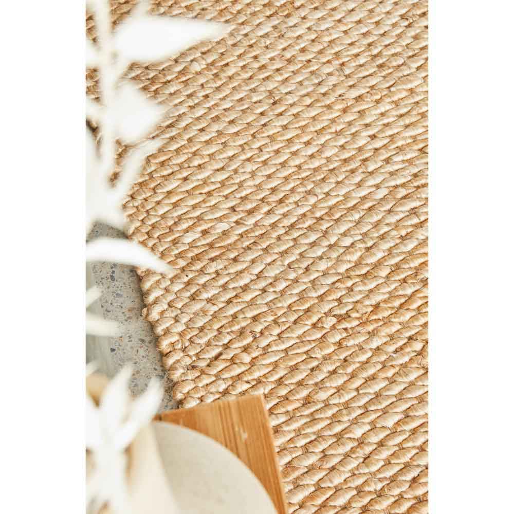 natural brown jute Hampton Rug detail image - MyHouse