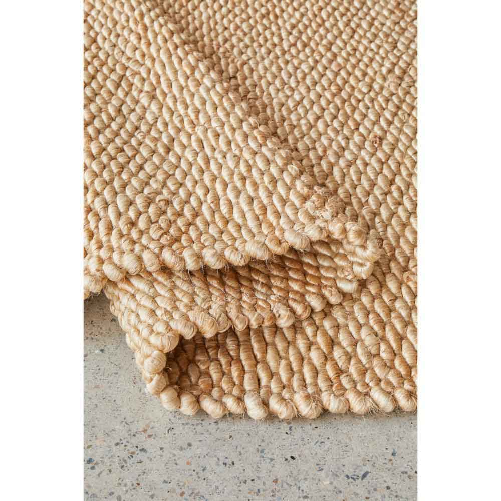 natural brown jute Hampton Rug detail image - MyHouse