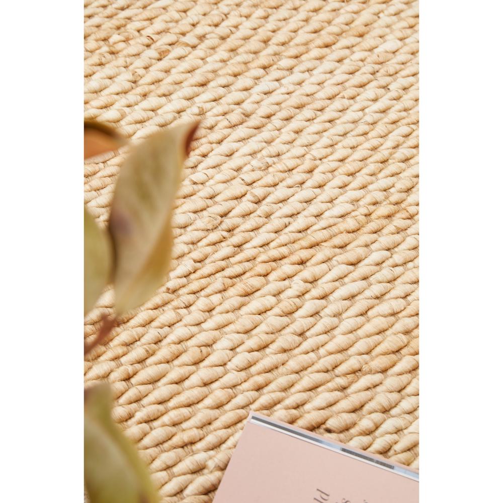 Natural Brown Jute Hampton Rug detail image - MyHouse