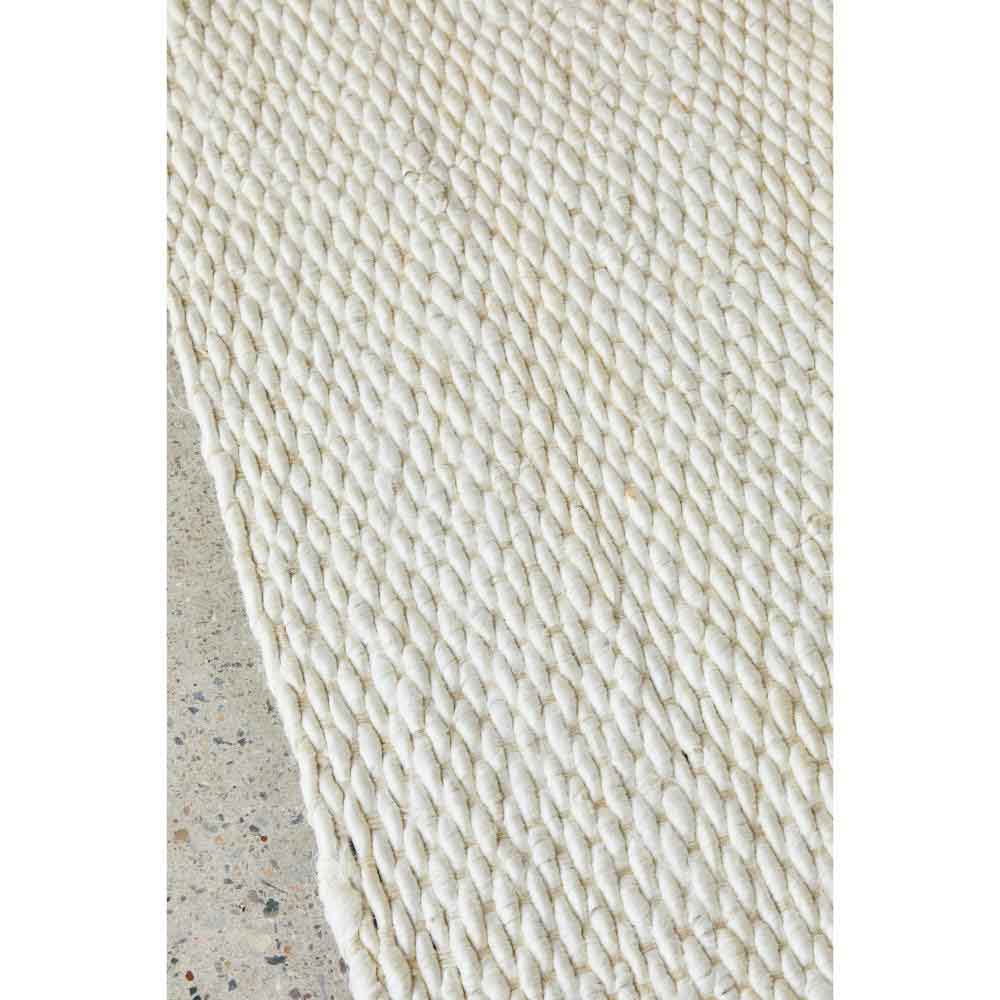 cream white Jute Hampton Rug detail image - MyHouse