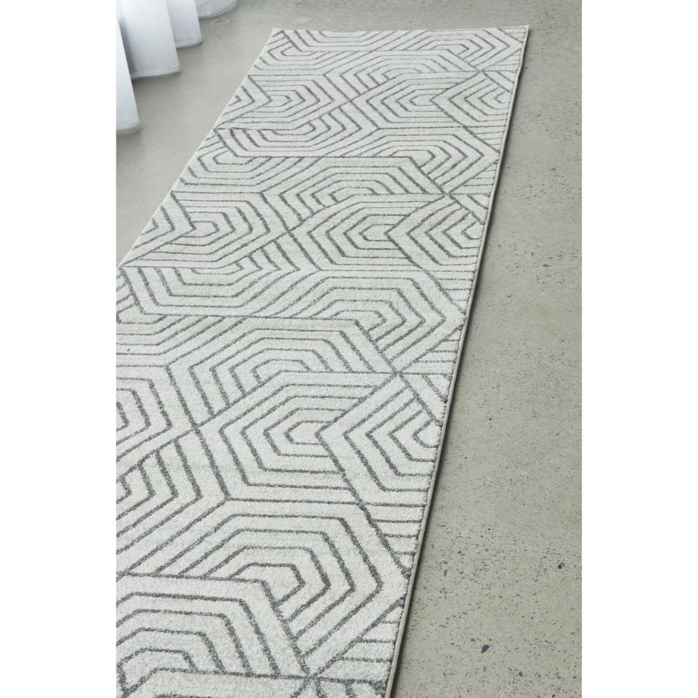 grey abstract floor runner by the window - MyHouse