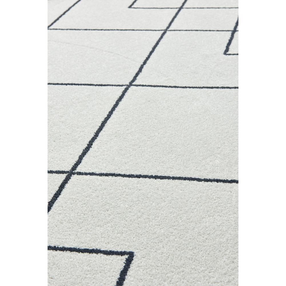 grey modern abstract round rug detail image - MyHouse