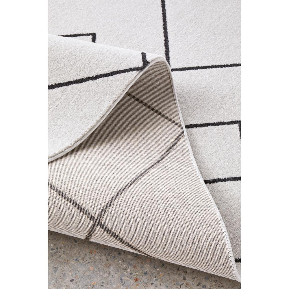 grey modern abstract rug detail image - MyHouse