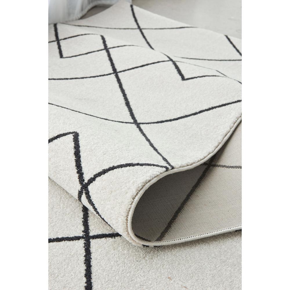 grey modern abstract floor runner detail image - MyHouse