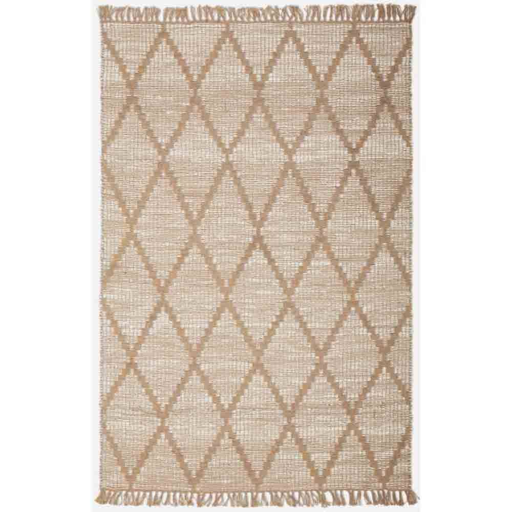 Rug Culture Bali Rug Natural Jute with diamond design - MyHouse
