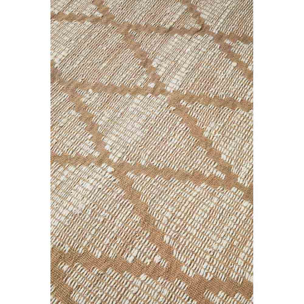 beige diamond patterned jute bohemian Hampton rug - MyHouse