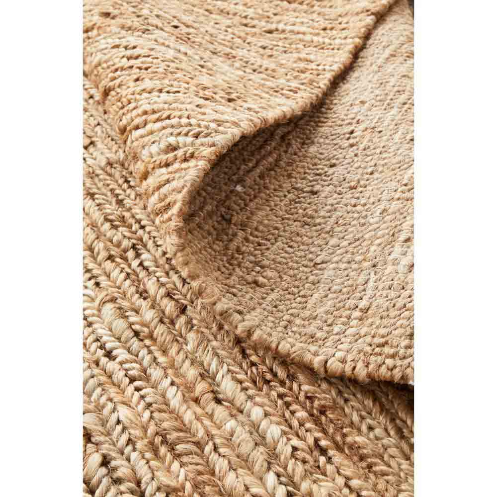natural brown beige jute rug detail image - MyHouse
