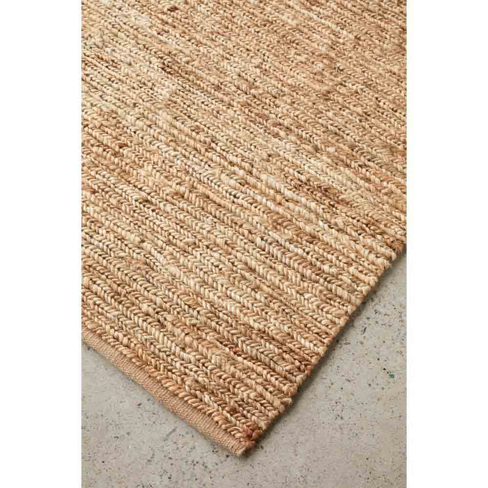 natural brown beige jute rug detail image - MyHouse